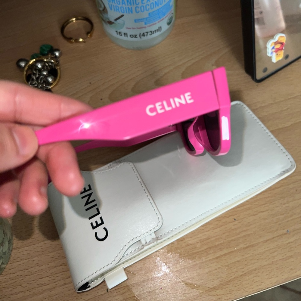 Celine pink sunglasses